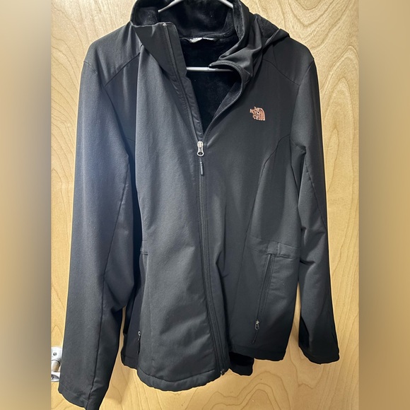The North Face Women's Shelbe Raschel Jacket Black/Rose Dawn XL - Picture 4 of 8
